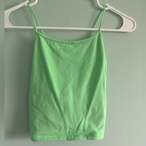 green, size small American Eagle tank.